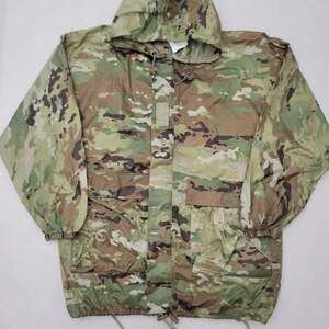 Dakota Outerwear Jacket Mens Medium Camo Hooded Rain Coat Military USA